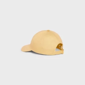 CELINE BASEBALL CAP IN COTTON YELLOW