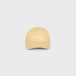 CELINE BASEBALL CAP IN COTTON YELLOW