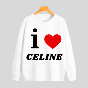 Celine Love Sweatshirt White