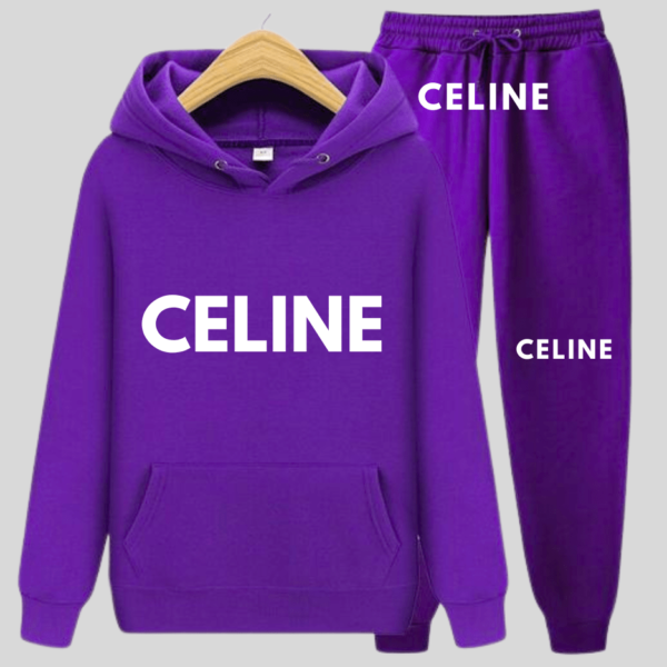 CELINE TRACKSUIT PURPLE