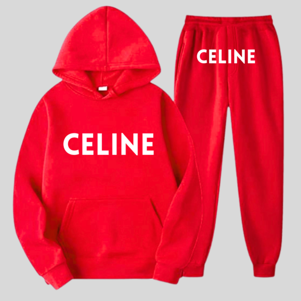 CELINE TRACKSUIT RED