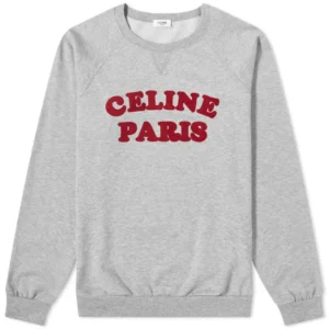 Celine Paris Sweatshirt Grey